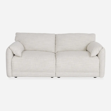 طقم أريكة بمقعدين من بيلز – أبيض عاجي